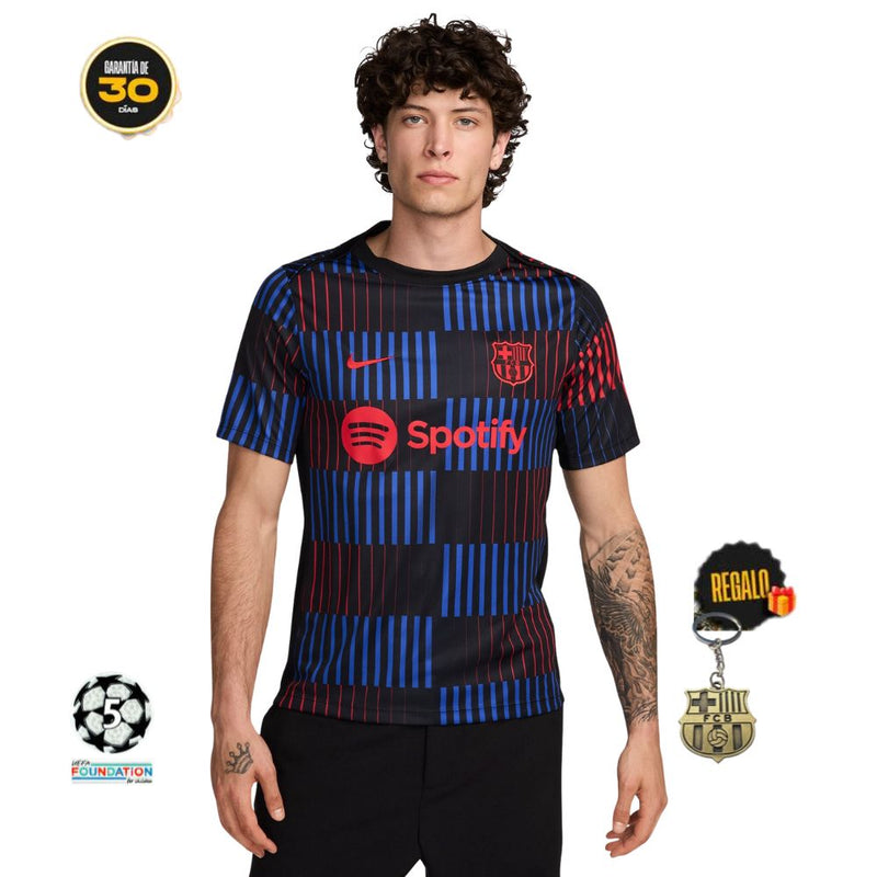 Camiseta FC Barcelona Pre-Partido Segunda Equipación 2024/25 - Hombre