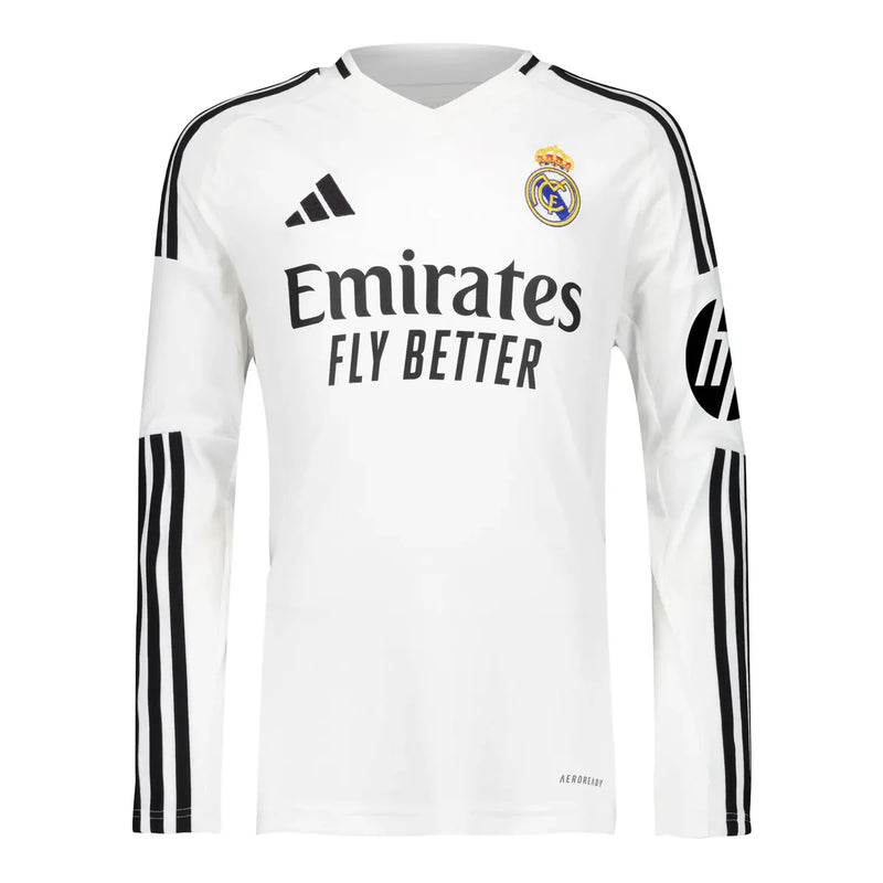 Camiseta Real Madrid Hombre Primera Equipación Manga Larga 24/25