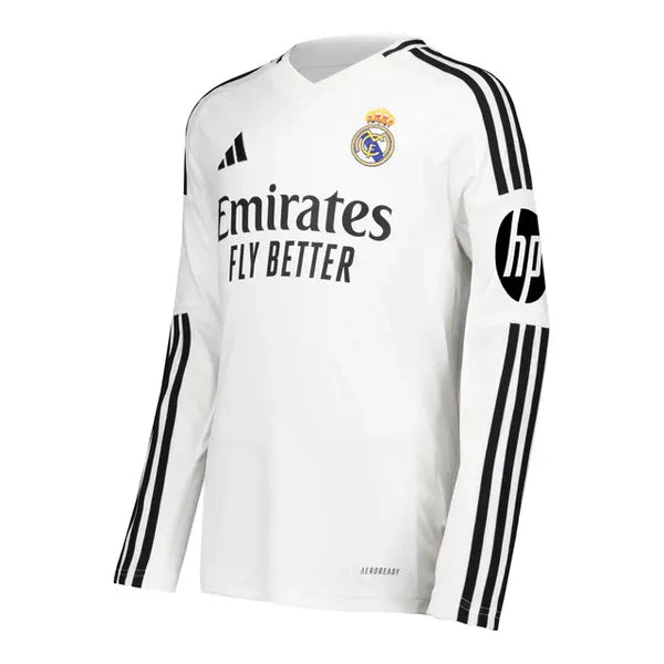 Camiseta Real Madrid Hombre Primera Equipación Manga Larga 24/25