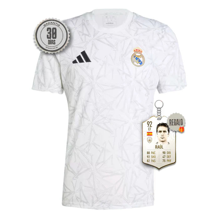 Camiseta Real Madrid Hombre Pre Juego 24/25 - EXCLUSIVO